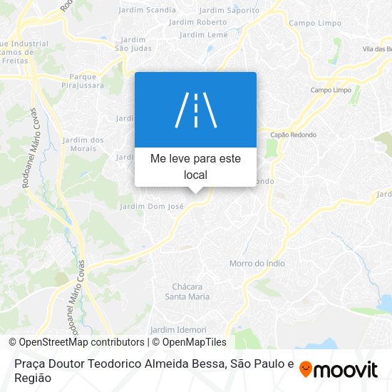 Praça Doutor Teodorico Almeida Bessa mapa