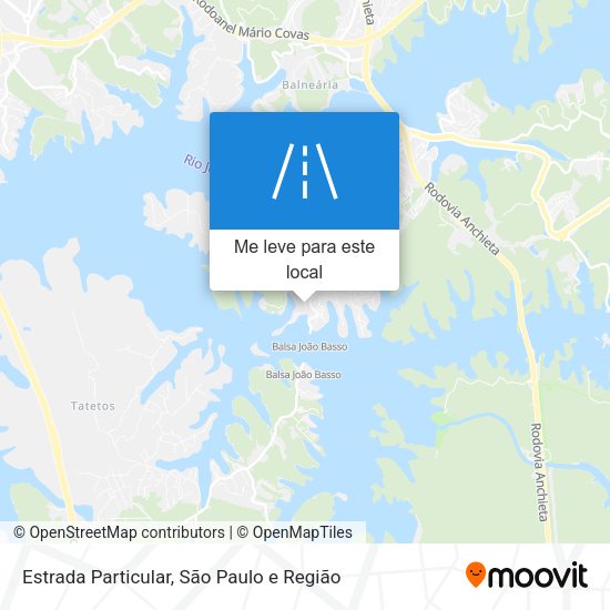 Estrada Particular mapa