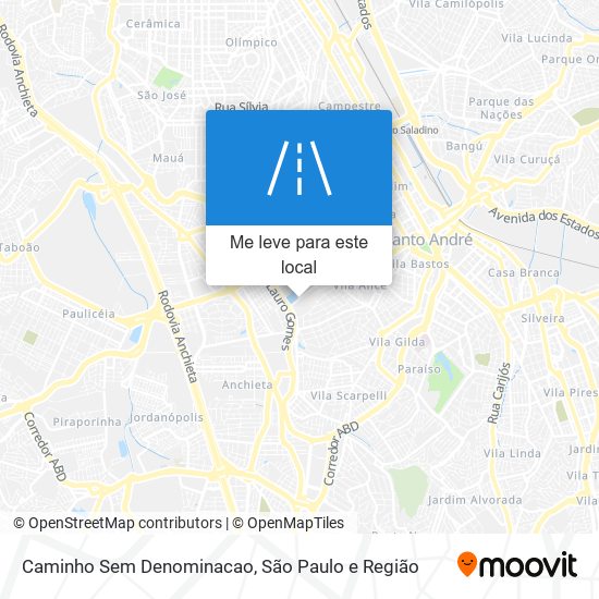 Caminho Sem Denominacao mapa