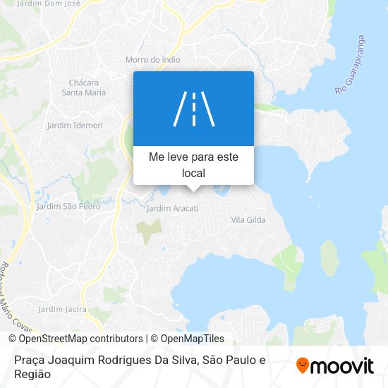 Praça Joaquim Rodrigues Da Silva mapa