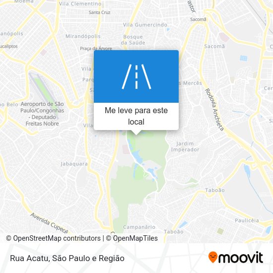 Rua Acatu mapa