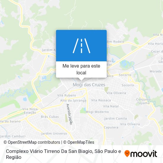 Complexo Viário Tirreno Da San Biagio mapa