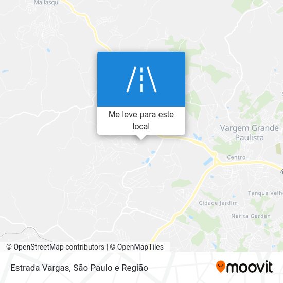 Estrada Vargas mapa