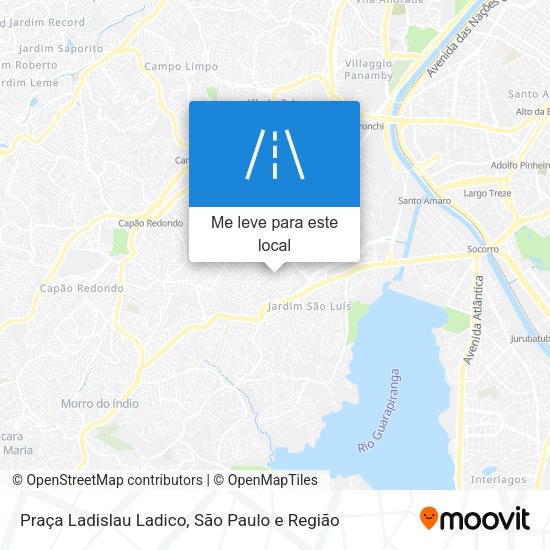Praça Ladislau Ladico mapa