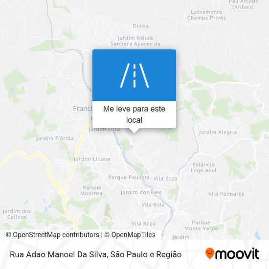 Rua Adao Manoel Da Silva mapa