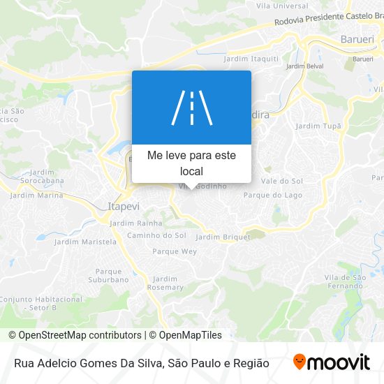 Rua Adelcio Gomes Da Silva mapa