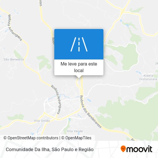 Comunidade Da Ilha mapa