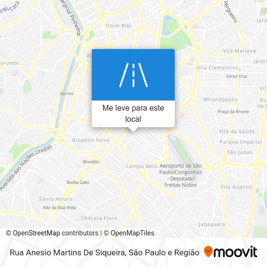 Rua Anesio Martins De Siqueira mapa