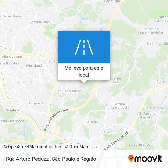 Rua Arturo Peduzzi mapa