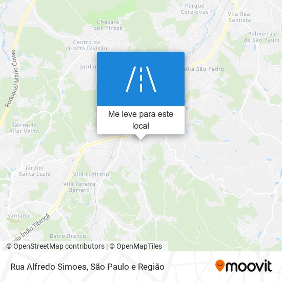 Rua Alfredo Simoes mapa