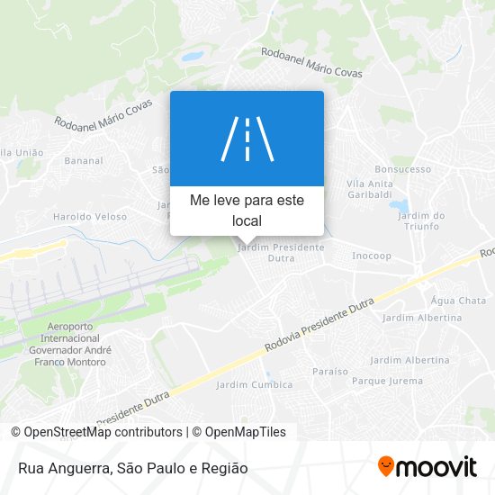 Rua Anguerra mapa