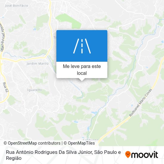 Rua Antônio Rodrigues Da Silva Júnior mapa