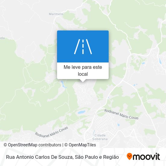 Rua Antonio Carlos De Souza mapa