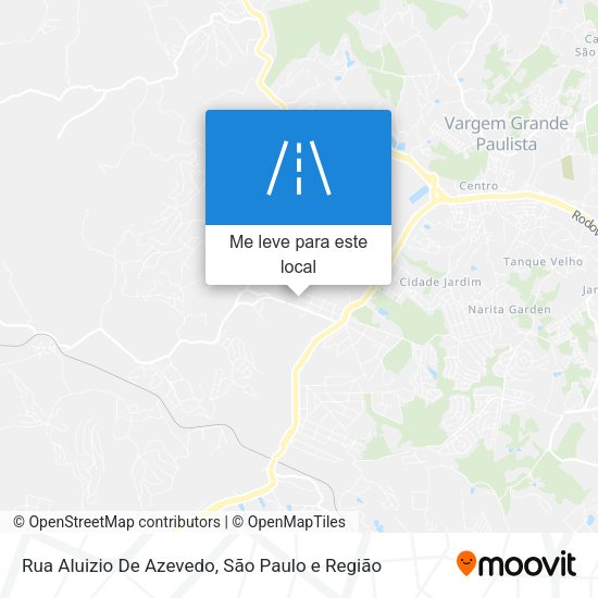 Rua Aluizio De Azevedo mapa