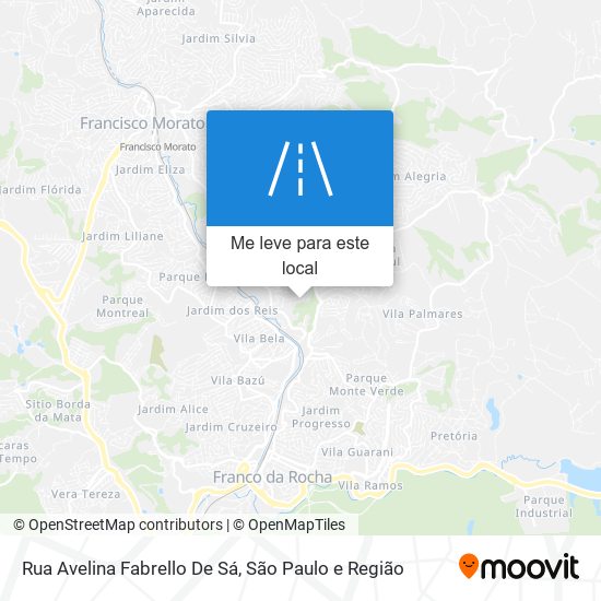 Rua Avelina Fabrello De Sá mapa