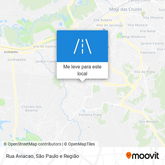 Rua Aviacao mapa