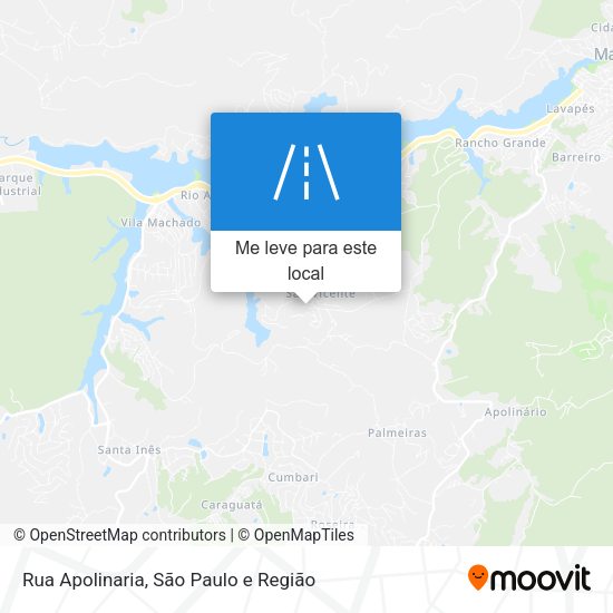 Rua Apolinaria mapa