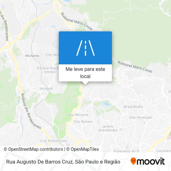 Rua Augusto De Barros Cruz mapa