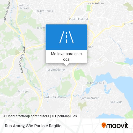 Rua Araray mapa