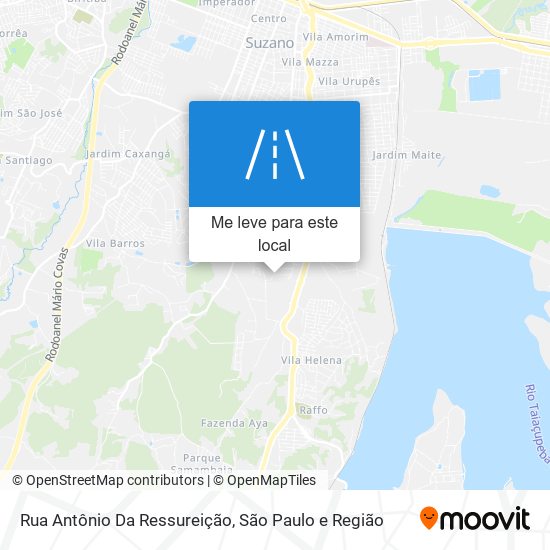 Rua Antônio Da Ressureição mapa