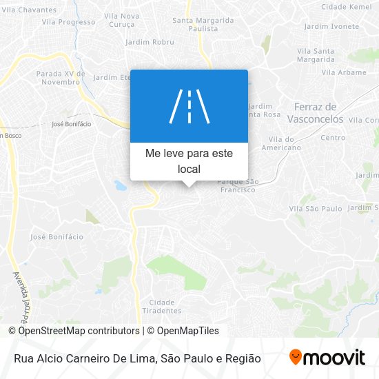 Rua Alcio Carneiro De Lima mapa