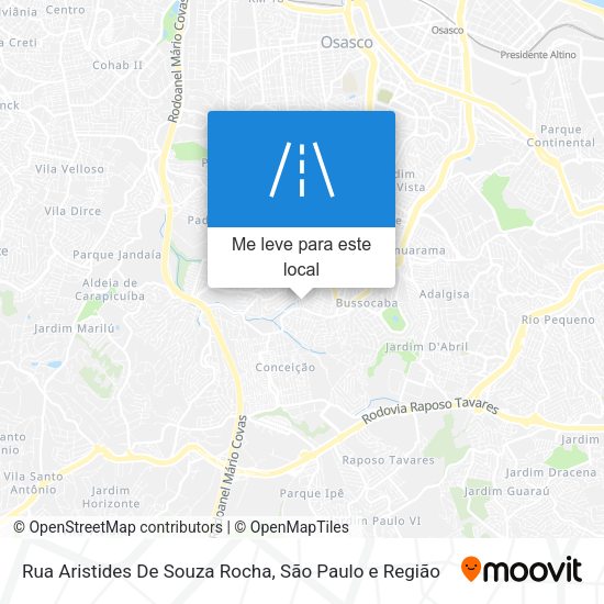 Rua Aristides De Souza Rocha mapa