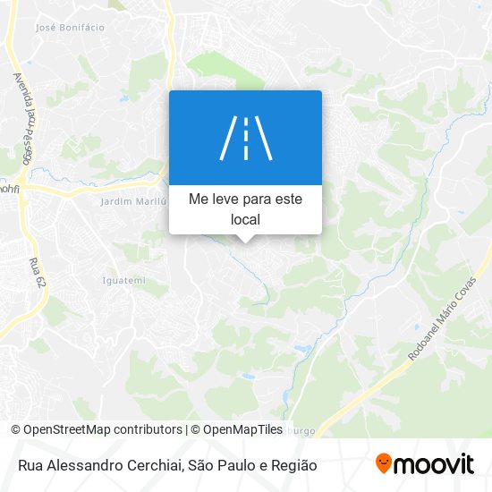 Rua Alessandro Cerchiai mapa