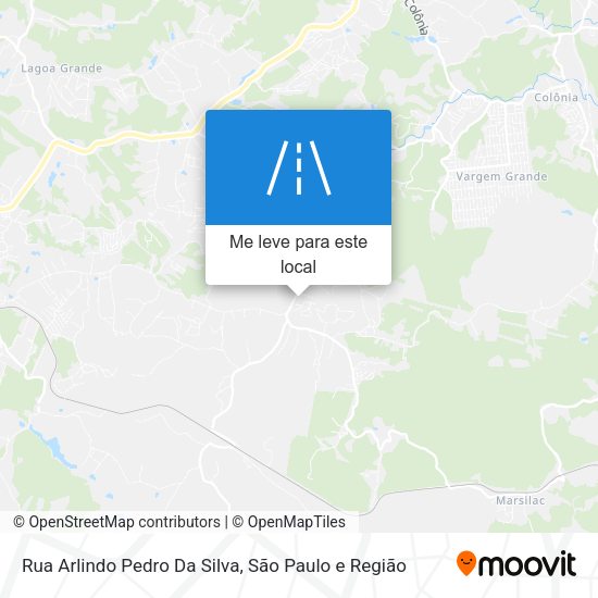 Rua Arlindo Pedro Da Silva mapa