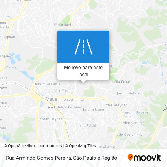 Rua Armindo Gomes Pereira mapa