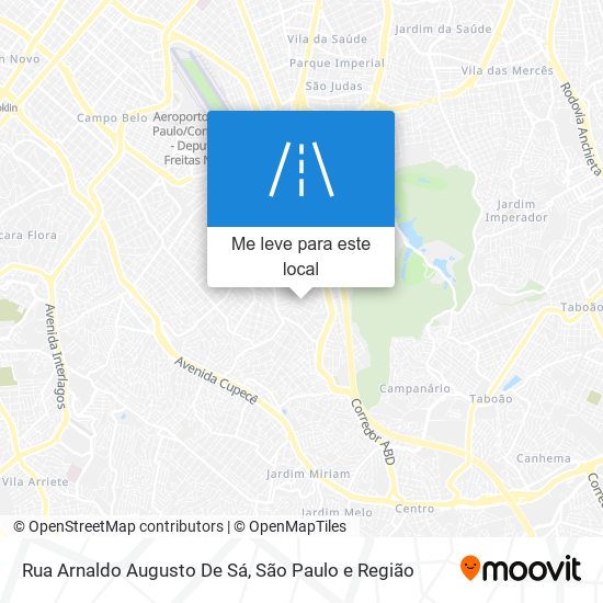 Rua Arnaldo Augusto De Sá mapa