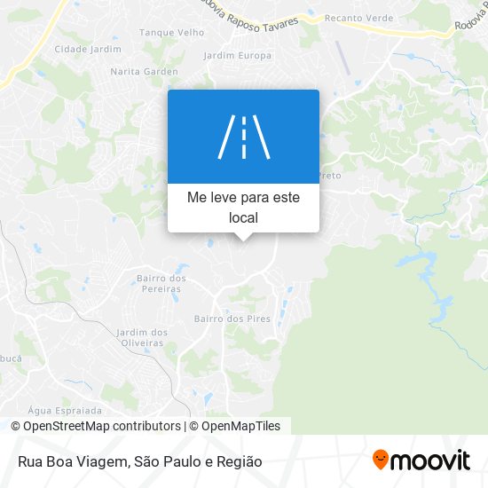 Rua Boa Viagem mapa