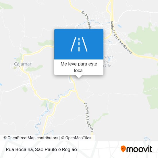 Rua Bocaina mapa
