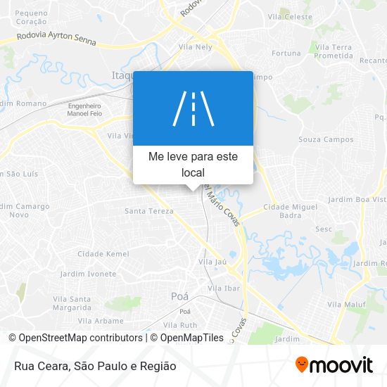 Rua Ceara mapa