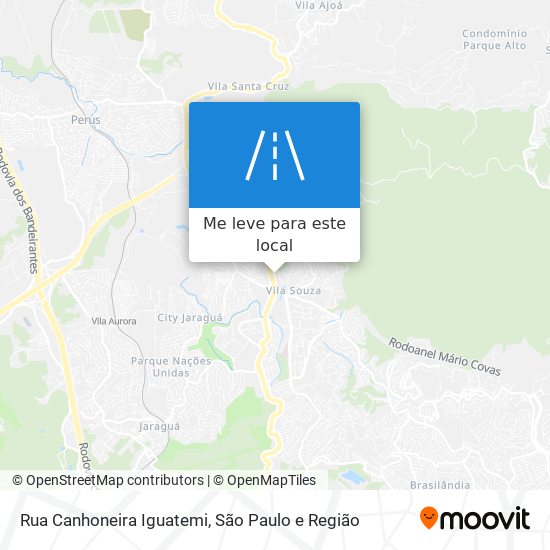 Rua Canhoneira Iguatemi mapa