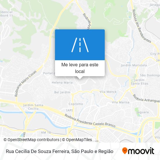 Rua Cecilia De Souza Ferreira mapa