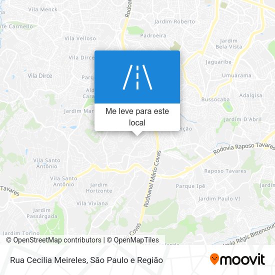 Rua Cecilia Meireles mapa