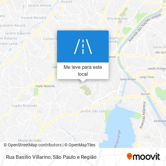 Rua Basilio Villarino mapa