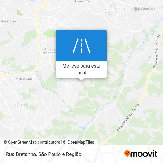Rua Bretanha mapa