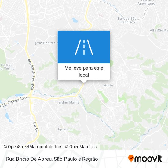 Rua Bricio De Abreu mapa