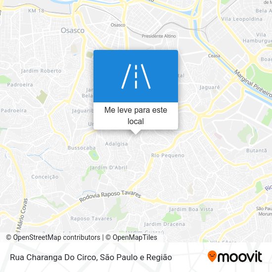 Rua Charanga Do Circo mapa