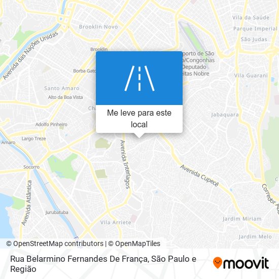 Rua Belarmino Fernandes De França mapa