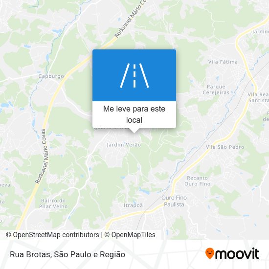 Rua Brotas mapa