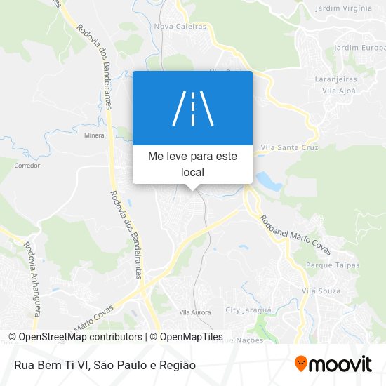 Rua Bem Ti VI mapa