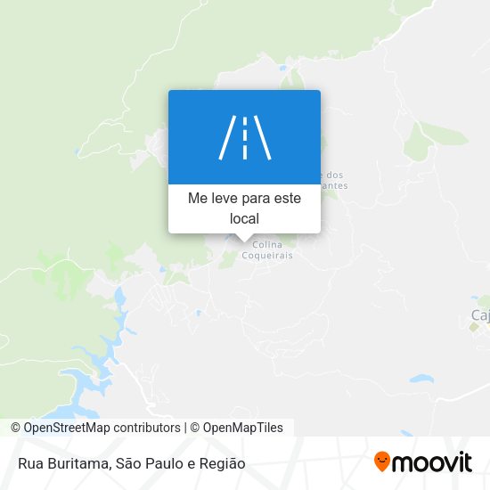 Rua Buritama mapa