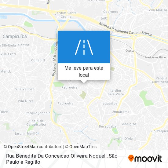 Rua Benedita Da Conceicao Oliveira Noqueli mapa