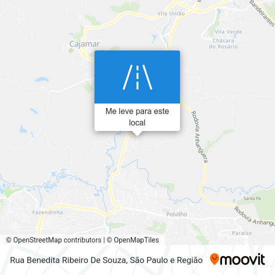 Rua Benedita Ribeiro De Souza mapa