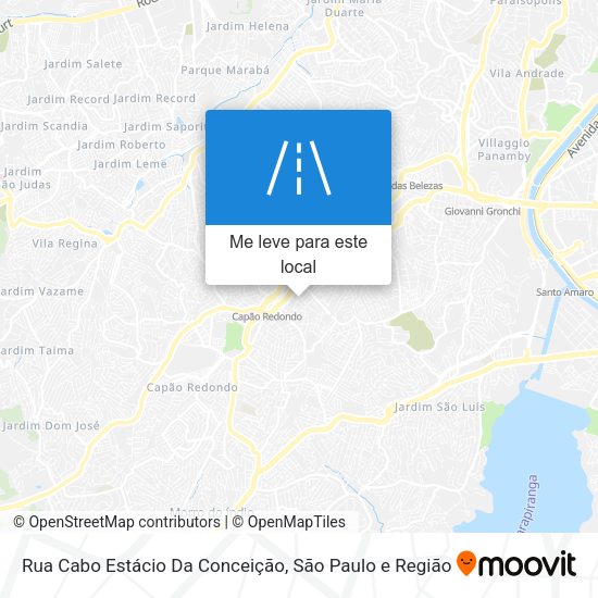 Rua Cabo Estácio Da Conceição mapa