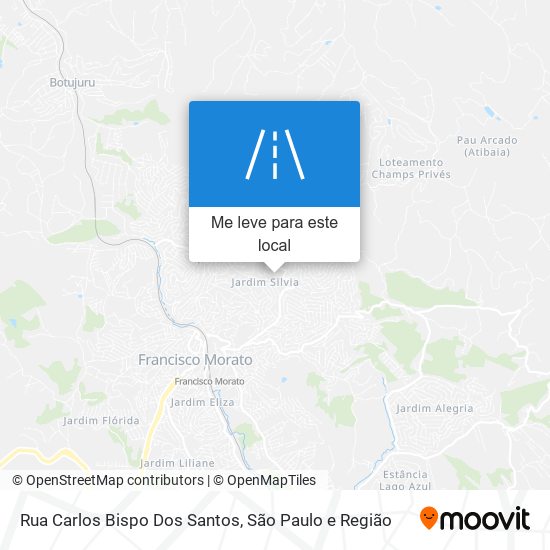 Rua Carlos Bispo Dos Santos mapa