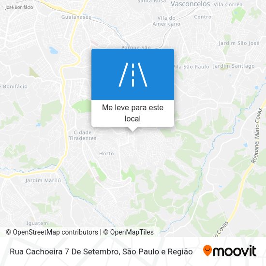Rua Cachoeira 7 De Setembro mapa