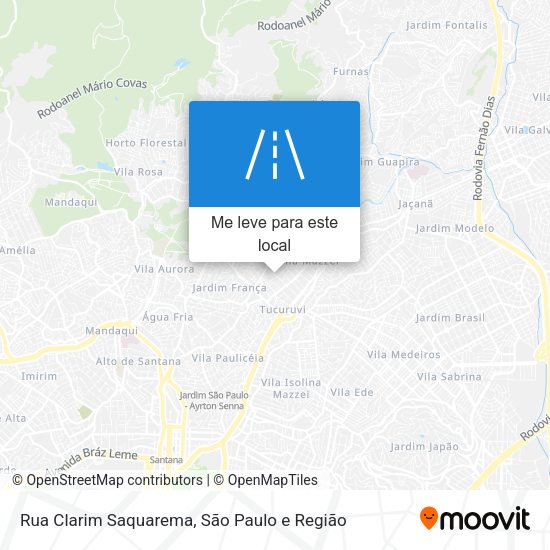 Rua Clarim Saquarema mapa